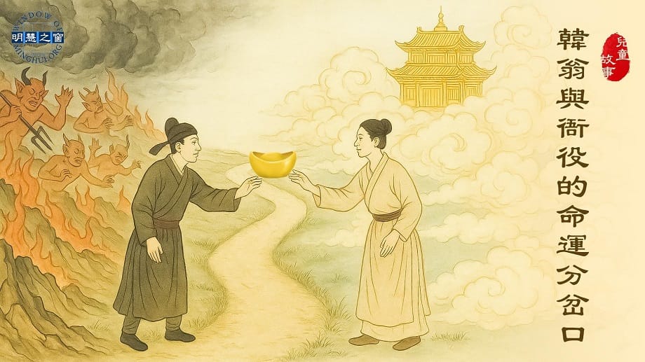 文化故事廣播：韓翁與衙役的命運分岔口