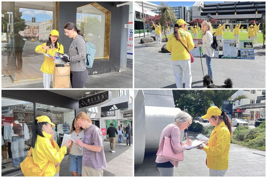 「這真是一種善的力量」新西蘭民眾聲援法輪功