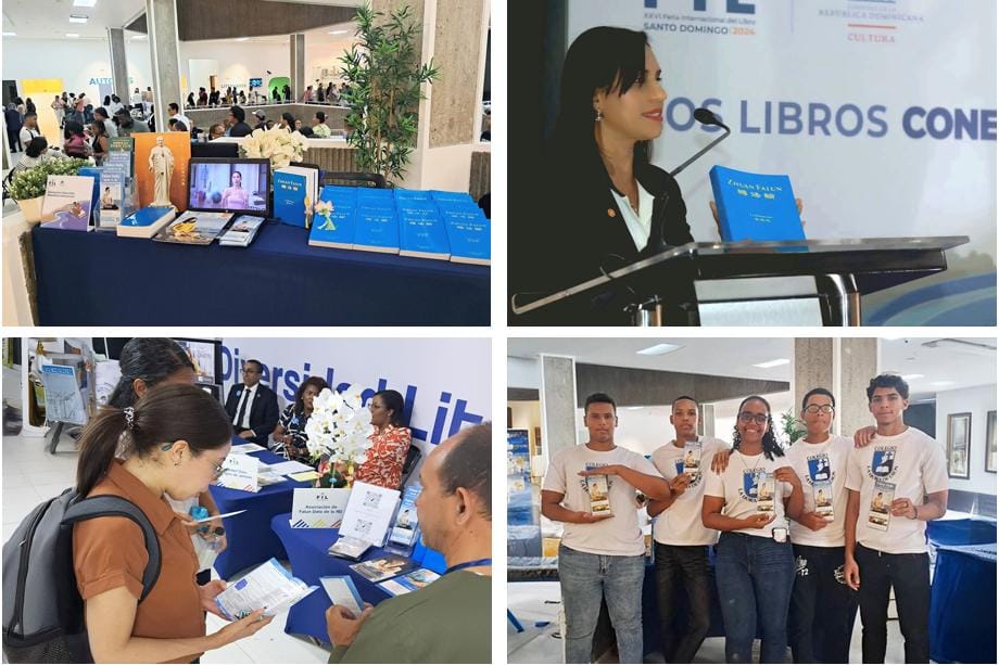 《轉法輪》吸引多米尼加書展大小讀者