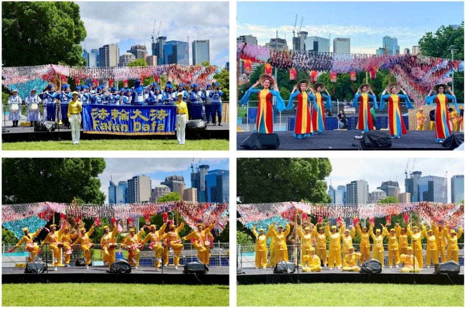 墨爾本亞洲美食節  法輪大法團體表演獲讚