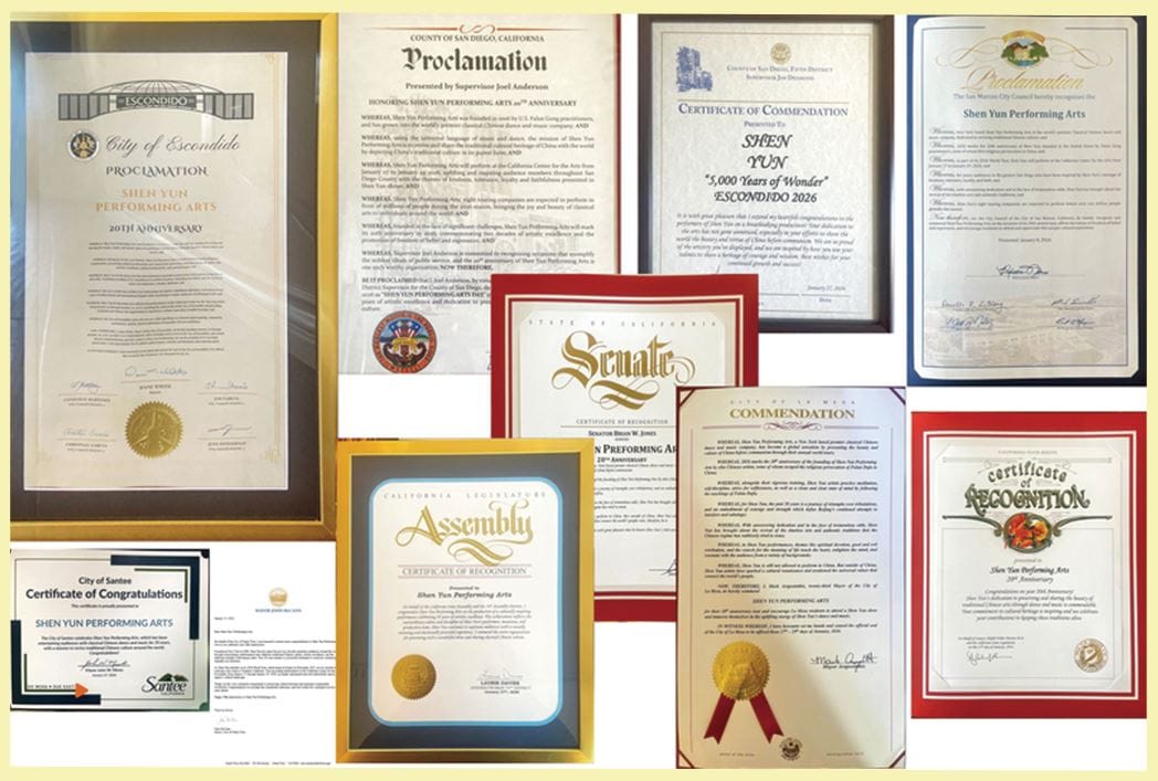 賀神韻20年「凱旋之旅」　美國各級政要褒獎致敬