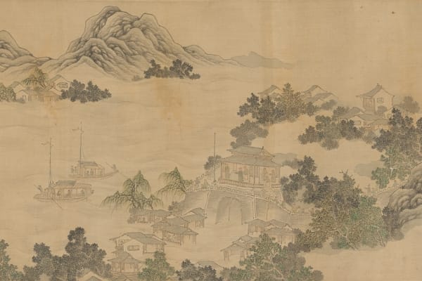 清代畫家王槩於1686年創作的《金陵感舊圖》